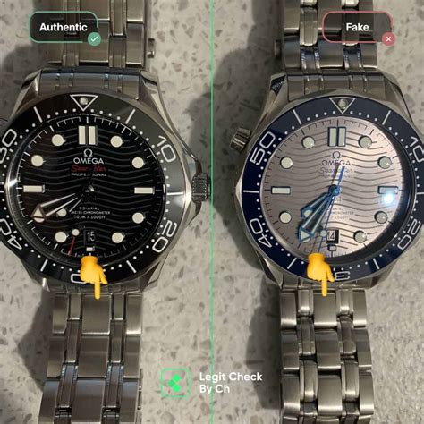 fake omega monopusher|how to spot a fake omega.